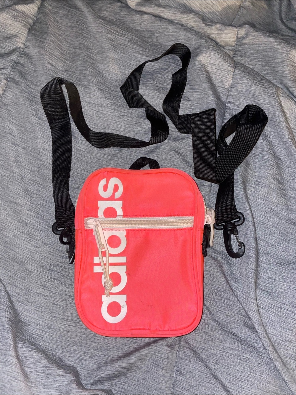adidas Neon Pink Crossbody Shoulder Bag